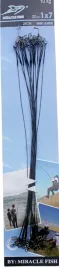 przypony-stalowe-czarne-25-cm-10-kg-20-szt-z-kretlkiem-na-szczupaka