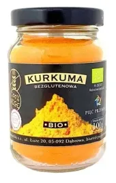 Zdjęcie produktu BIO KURKUMA MIELONA EKOLOGICZNA 100G PIĘĆ PRZEMIAN