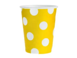 kubeczki-papierowe-grochy-zolte-270-ml-6-szt