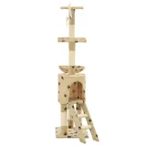 drapak-138cm-bezowy-w-lapki-domek-platforma-rodzaj-drapak-wysoki