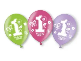 balony-na-roczek-1st-birthday-dla-dziewczynki-6-szt