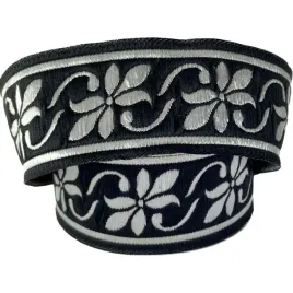 tasma-zakardowa-35084-czarno-srebrna-35cm