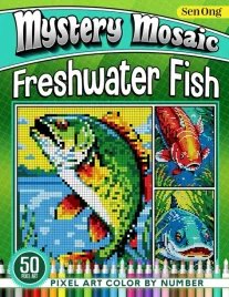 freshwater-fish-mystery-mosaics-color-by-number-50-pixel-art-adventures-in