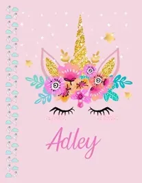 adley-adley-personalized-name-sketchbook-drawing-paper-sheet-notebook-with
