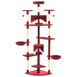 drapak-dla-kotow-203-cm-czerwono-bialy