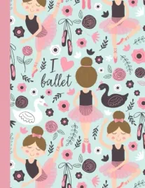 ballet-notebook-for-girls-wide-ruled-paper-sized-8-5-x-11-inches-pretty