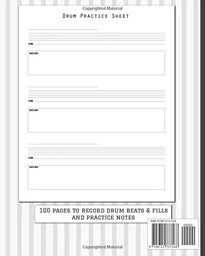 the-drummer-s-beat-and-fill-practice-book-drum-notation-and-practice-noteboo