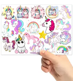 tatuaze-zmywalne-dla-dzieci-dzieciece-jednorozce-unicorn-wzory-super-jakosc