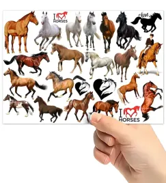 tatuaze-zmywalne-wodne-dla-dzieci-dzieciece-konie-wzory-super-jakosc