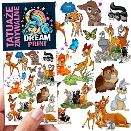 tatuaze-zmywalne-dla-dzieci-dzieciece-bambi-wzory-jakosc