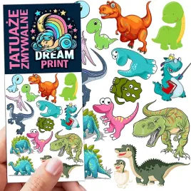 tatuaze-zmywalne-dla-dzieci-dzieciece-dinozaury-wzory-jakosc