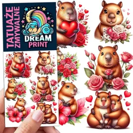 tatuaze-zmywalne-dla-dzieci-dzieciece-kapibara-capybara-wzory-jakosc