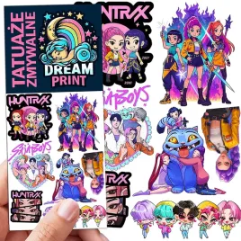 tatuaze-zmywalne-dla-dzieci-dzieciece-kpop-demon-hunters-huntrix-wzory