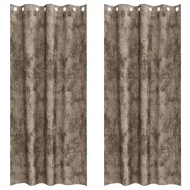 zaslony-z-weluru-2-pcs-cappuccino-245-x-140-cm-aksamit