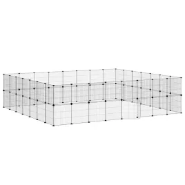 klatka-dla-zwierzat-z-bramka-60-paneli-czarna-35x35-cm-stal