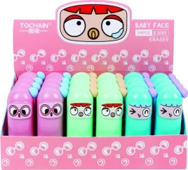 gumka-do-olowka-w-obudowie-baby-face-24szt