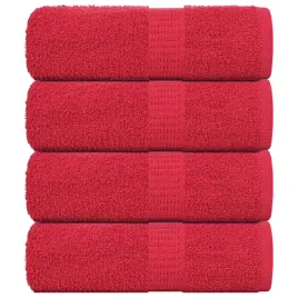 reczniki-dla-gosci-frogn-4-szt-czerwone-30x50-cm-360-g-m