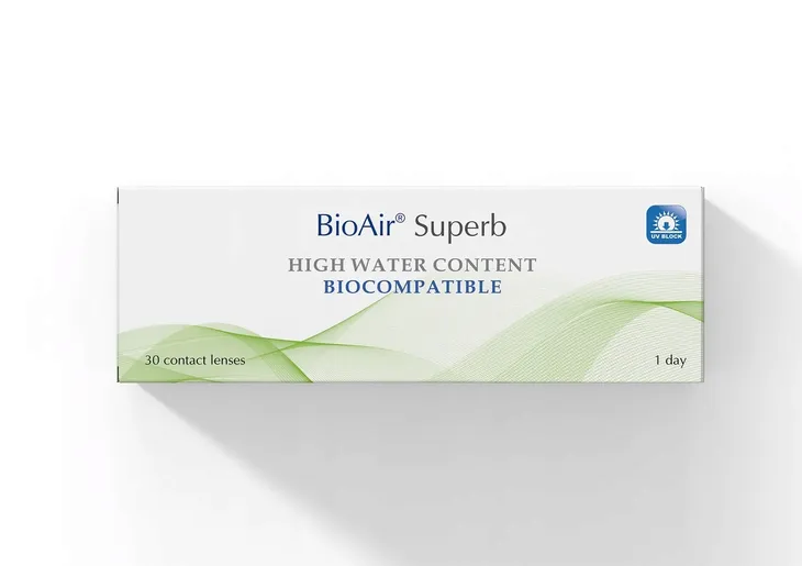 Soczewki jednodniowe BioAir Superb 90 szt.
