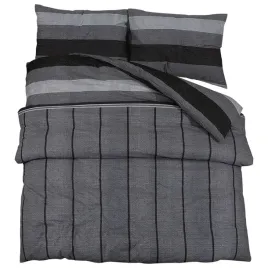 komplet-poscieli-bawelnianej-oeko-tex-ciemnoszary-260x240-cm-65x65-cm