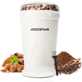 mlynek-elektryczny-aigostar-150w-do-kawy-ziol-orzechow-przypraw-bialy
