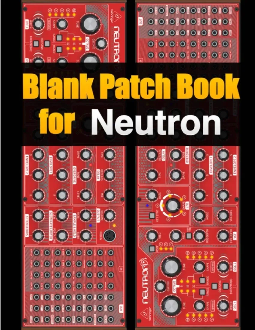 blank-patch-book-for-neutron-blank-patch-sheets-notebook-behringer-neutro-stan-nowy