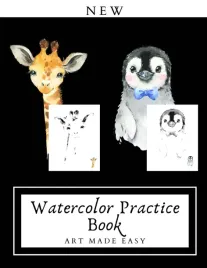 new-watercolor-practice-book-art-made-easy-watercolor-outlines