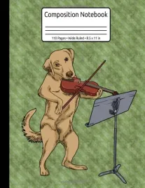 violin-gifts-dog-viola-golden-retriever-violinist-viola-composition-noteboo