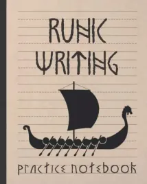 runic-writing-blank-lined-handwriting-workbook-or-practice-notebook-or-chara