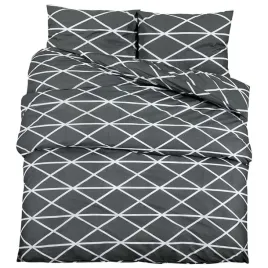 zestaw-poscieli-bawelnianej-elegancki-szary-200x220-cm-80x80-cm