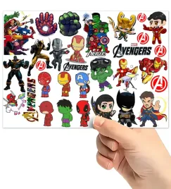 tatuaze-zmywalne-wodne-dla-dzieci-dzieciece-avengers-wzory-super-jakosc