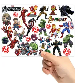 tatuaze-zmywalne-wodne-dla-dzieci-dzieciece-avengers-wzory-super-jakosc
