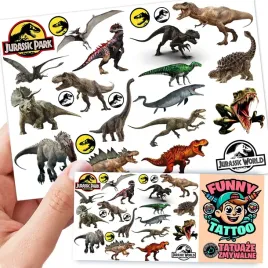 tatuaze-zmywalne-dla-dzieci-dzieciece-jurassic-wzory-jakosc