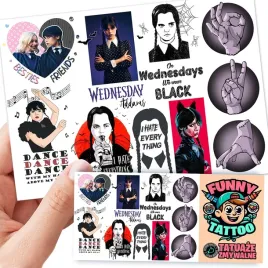 tatuaze-zmywalne-dla-dzieci-dzieciece-wednesday-wzory-jakosc