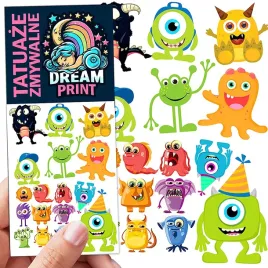 tatuaze-zmywalne-dla-dzieci-dzieciece-monsters-potwory-wzory-jakosc