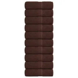 zestaw-10-brazowych-recznikow-dla-gosci-30-x-50-cm-100percent-bawelna