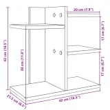 organizer-na-biurko-bialy-42x215x42-cm-stan-nowy-marka-vidaxl