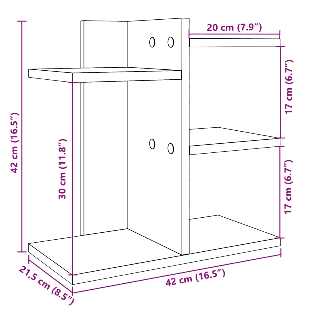 organizer-na-biurko-bialy-42x215x42-cm-stan-nowy