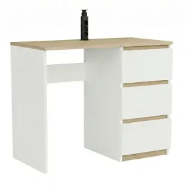 biurko-komputerowe-biale-dab-90-cm-z-szufladami-pojemne-z-gniazdem-w-blacie