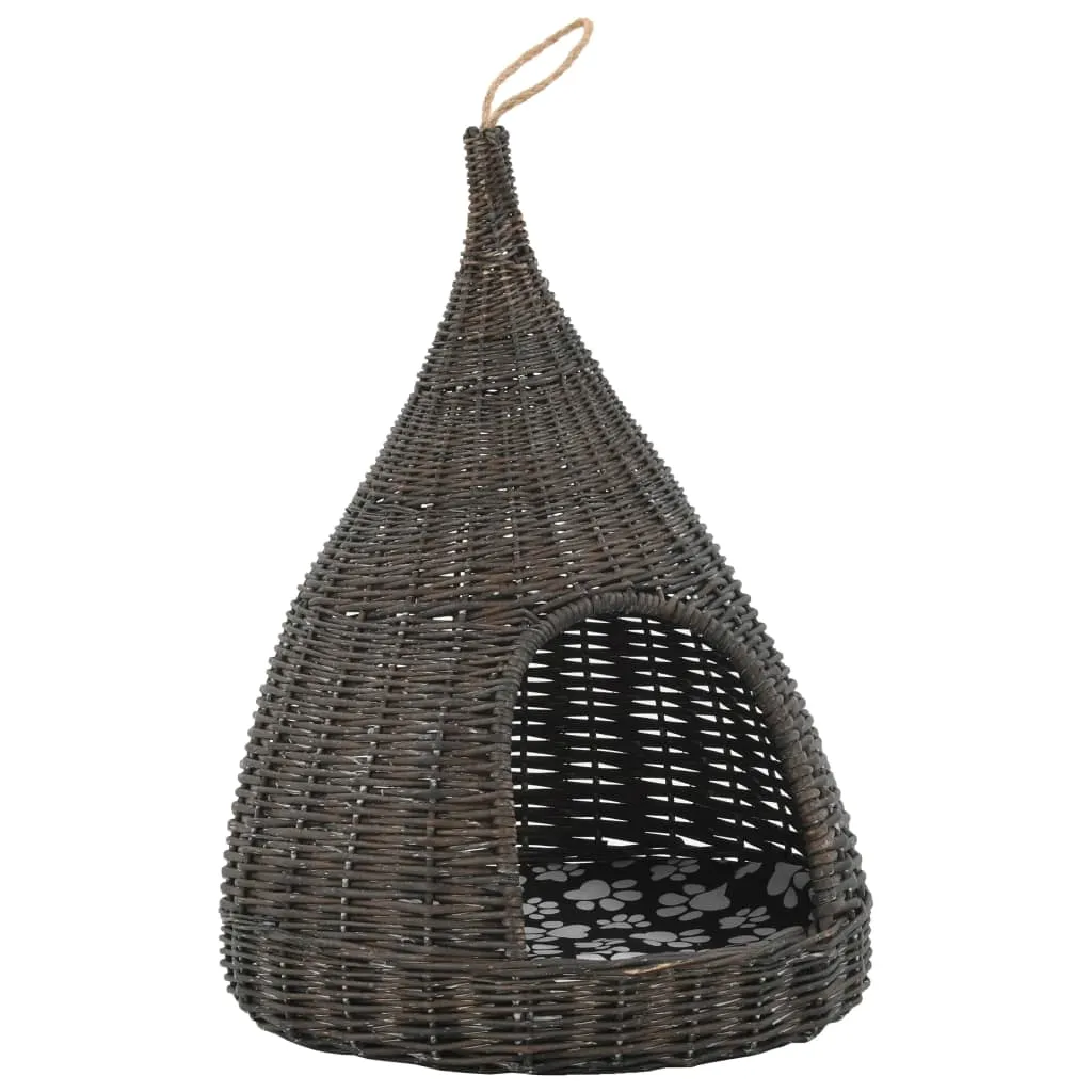 domek-dla-kota-tipi-40x60cm-szary