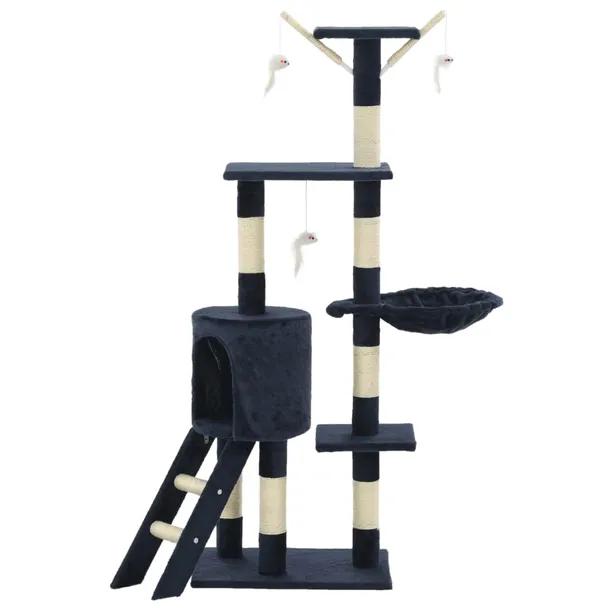 drapak-dla-kota-138-cm-ciemnoniebieski-marka-inna