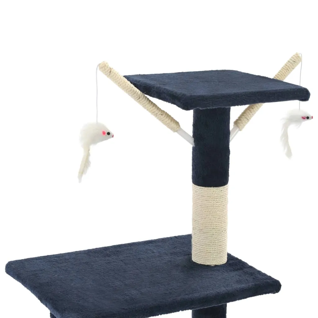 drapak-dla-kota-138-cm-ciemnoniebieski