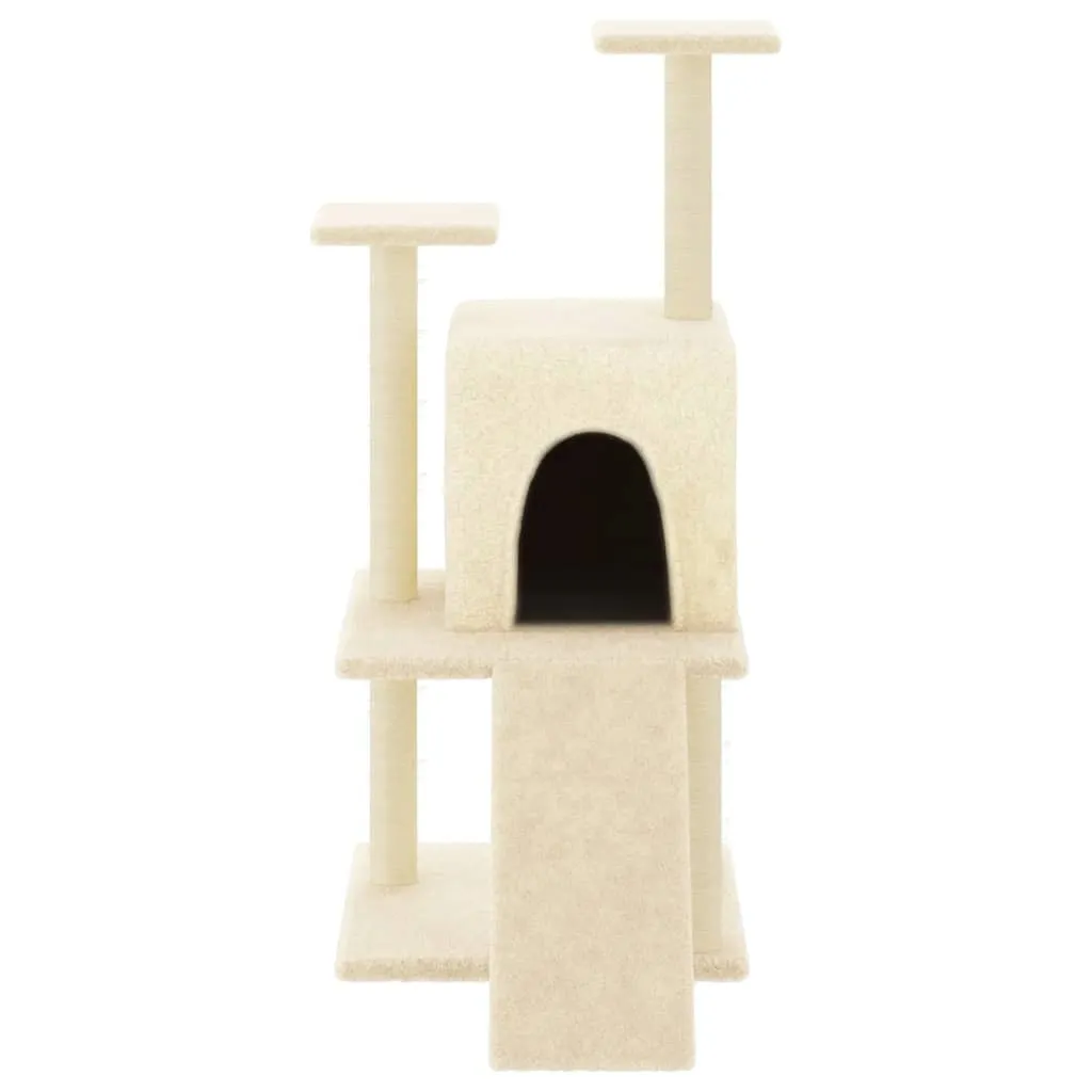 drapak-dla-kota-785x60x110-kremowy-stan-nowy