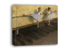 dancers-practicing-at-the-barre-edgar-degas-obraz-na-plotnie-40x40-cm