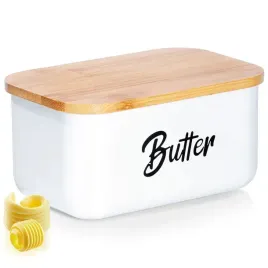 maselniczka-stalowa-biala-z-bambusowa-pokrywka