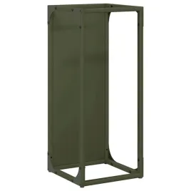 stojak-na-drewno-opalowe-oliwkowy-zielony-25x25x60-cm