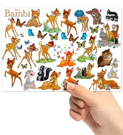 tatuaze-zmywalne-wodne-dla-dzieci-dzieciece-bambi-wzory-super-jakosc