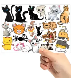 tatuaze-zmywalne-wodne-dla-dzieci-dzieciece-koty-wzory-super-jakosc