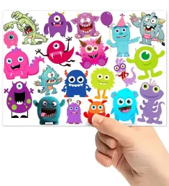 tatuaze-zmywalne-dla-dzieci-dzieciece-monsters-potwory-wzory-super-jakosc