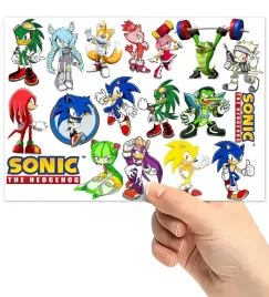 tatuaze-zmywalne-wodne-dla-dzieci-dzieciece-sonic-wzory-super-jakosc