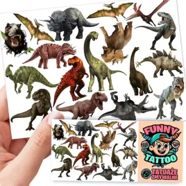 tatuaze-zmywalne-dla-dzieci-dzieciece-dinozaury-wzory-jakosc